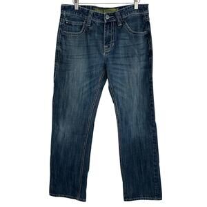 Rock & Roll Denim Jeans Men’s 32x32 Regular Fit Bootcut Western Cowboy Dark Wash